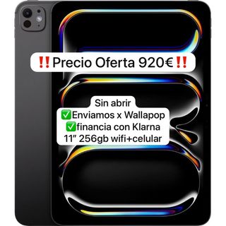 iPad Pro 11 M4 256GB Celular SIN ABRIR