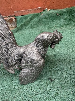 Pareja Gallos Antiguos de Pelea