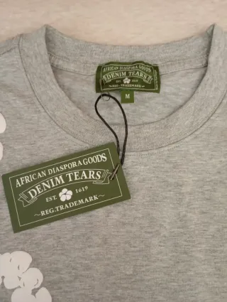 Camiseta Denim Tears Gris Talla M