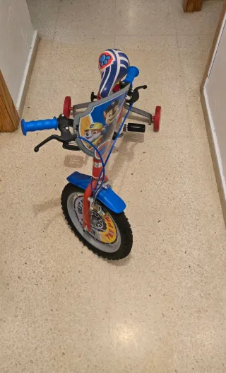 Bicicleta infantil Paw Patrol 4-8 años