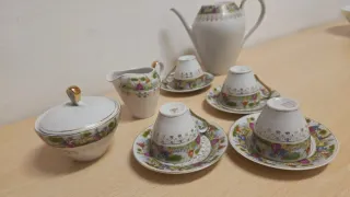 Set Tazzine Porcellana Decorate