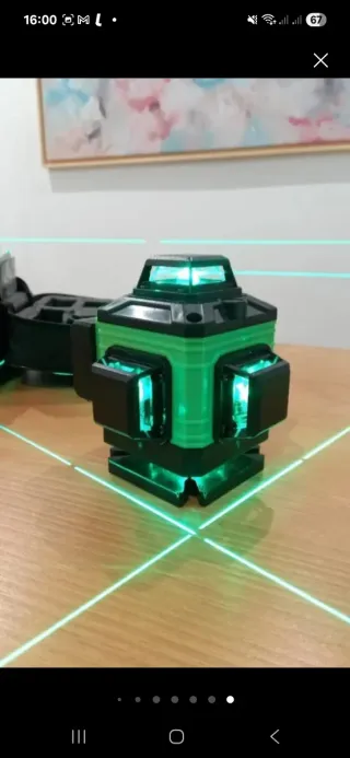 Nivel Láser Verde 360°