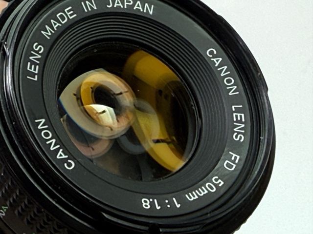 Canon A1 + Lente FD 50mm f/1.8 + Canon T50