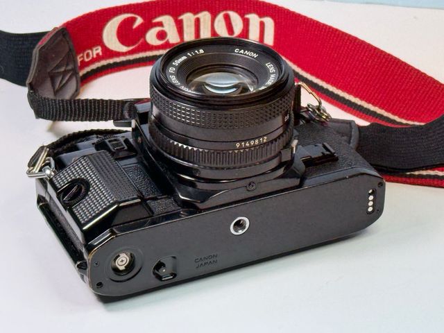 Canon A1 + Lente FD 50mm f/1.8 + Canon T50