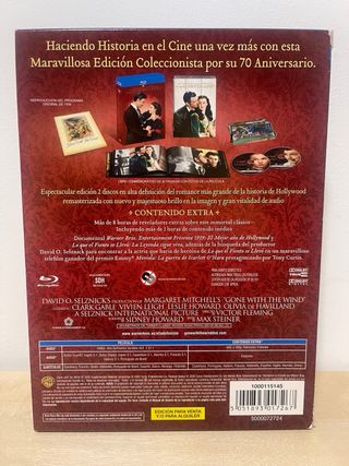 Blu-ray Lo que el viento se llevó Edición 70 Aniv