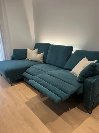 Sofá Cherlog Automático Azul