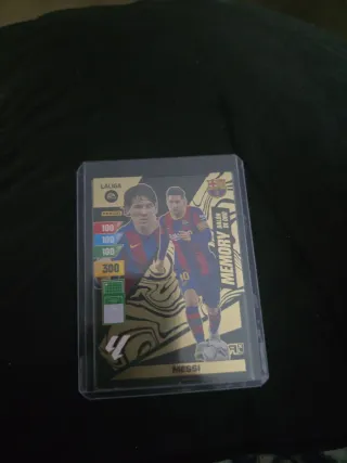 Cromo Messi Balón de Oro Panini LaLiga