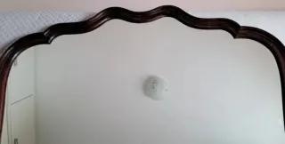 Espejo Grande Madera Oscura