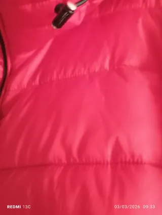 Abrigo plumón rojo Esprit