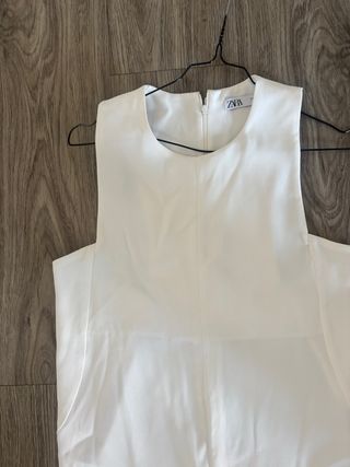 Mono largo blanco Zara