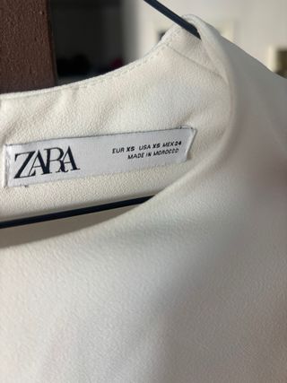 Mono largo blanco Zara