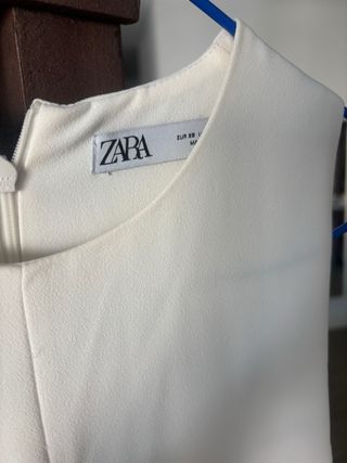 Mono largo blanco Zara
