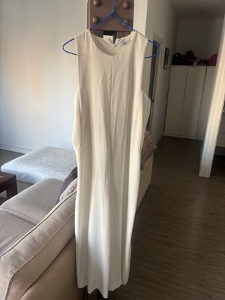 Mono largo blanco Zara