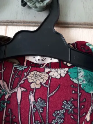 Vestido camisero  estampado floral