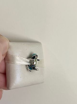 Charm pinguino argento 925