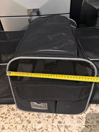 Transportín Doble Extensible Gris/Negro