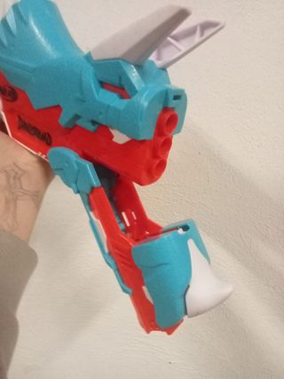 Pack 2 Nerf Dinosaurios y Mini Pistola
