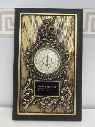 Termómetro antiguo vintage Taller J. Martin