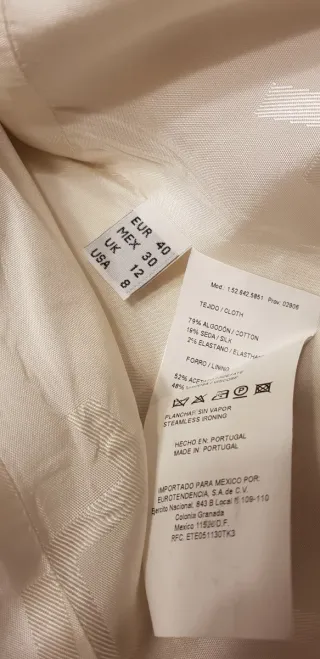 Vestido Roberto Verino Beige