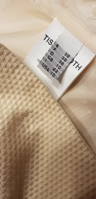 Vestido Roberto Verino Beige