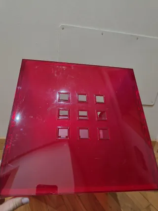 Caja IKEA LEKMAN roja