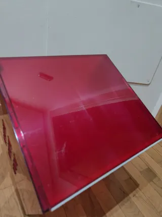 Caja IKEA LEKMAN roja