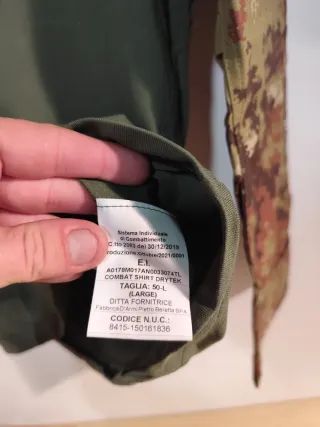 Beretta Maglia Combat Short Esercito Italiano 50 L