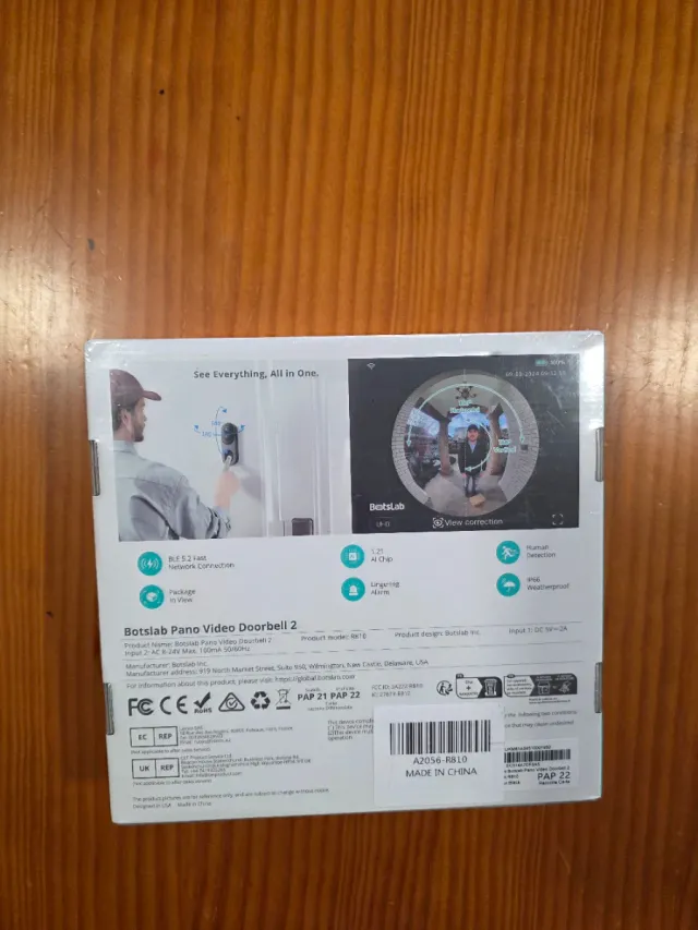 Timbre Inalámbrico Botslab Pano 2