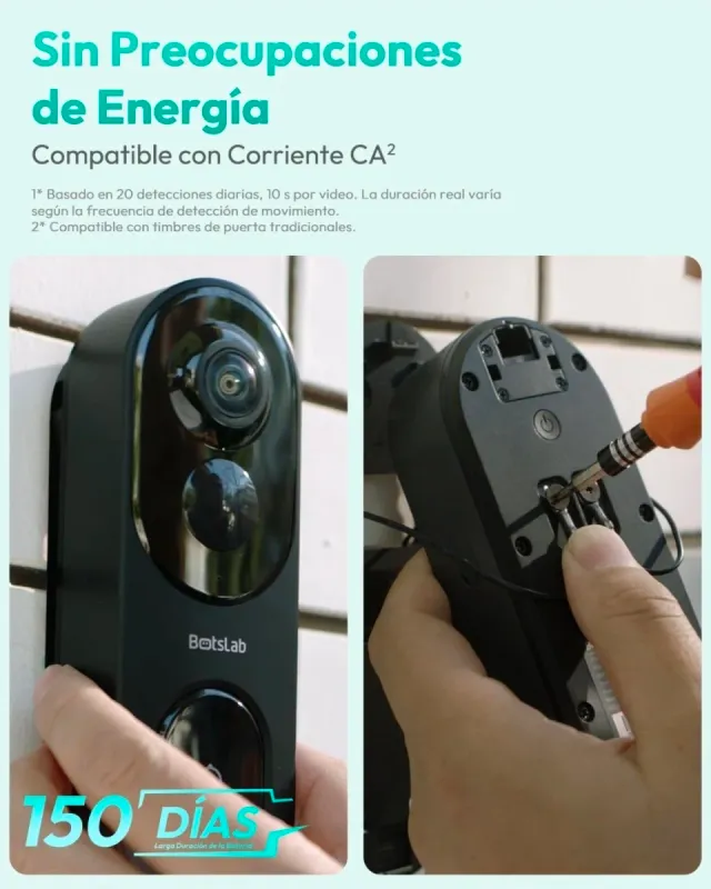 Timbre Inalámbrico Botslab Pano 2