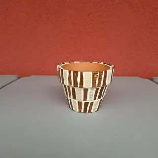 Set 3 vasetti mosaico