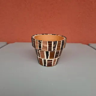 Set 3 vasetti mosaico