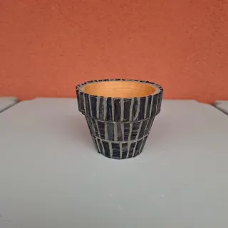 Set 3 vasetti mosaico