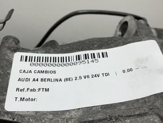 Caja cambios audi 95145 ftm a4 berlina (8e) 2.5 v6