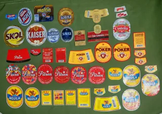 Etichette di Birra Colombia, Venezuela e Brasile