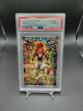 PSA 10 GOGETA : GT ABS-20 DRAGON BALL HEROES JAP