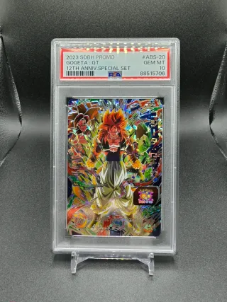 PSA 10 GOGETA : GT ABS-20 DRAGON BALL HEROES JAP