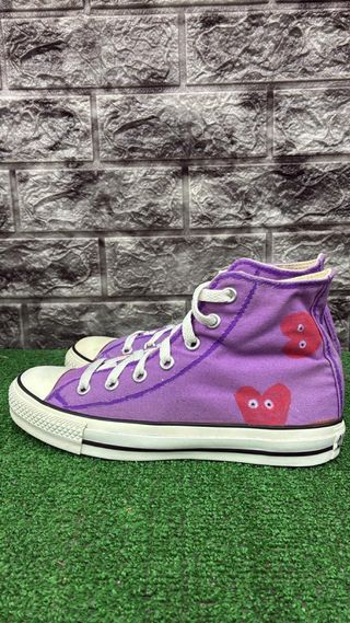 Converse All Star Viola Cuori Tg 37