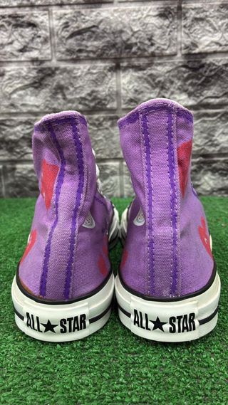 Converse All Star Viola Cuori Tg 37