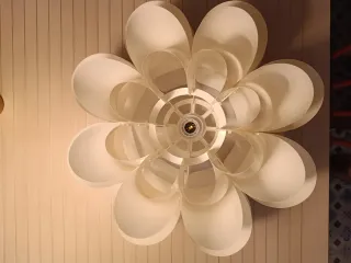 Lámpara Knappa Ikea Papel Blanca