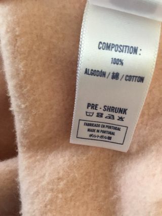 Sudadera rosa con capucha y cremallera,