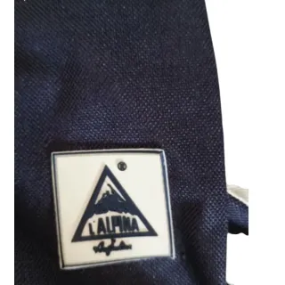 Sacca da tennis/palestra cilindrica blu/beige