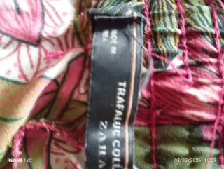 Pantalón palazzo Zara estampado floral