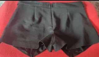 Falda-pantalón Zara Asimétrica Negra Talla S