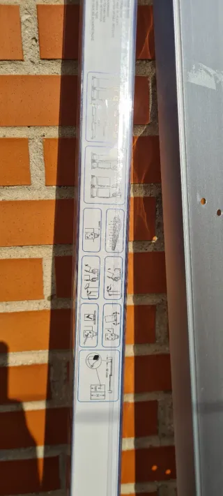 Kit guía puerta corredera Leroy Merlin