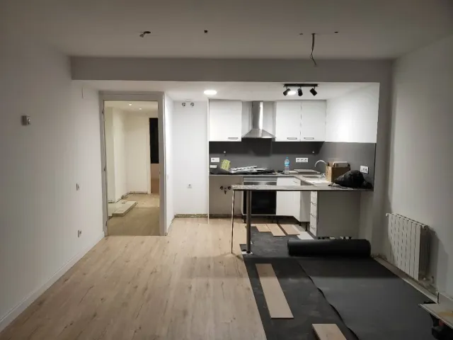 Suelo de parquet de madera