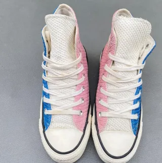 Converse All Star Chuck Taylor Azul y Rosa