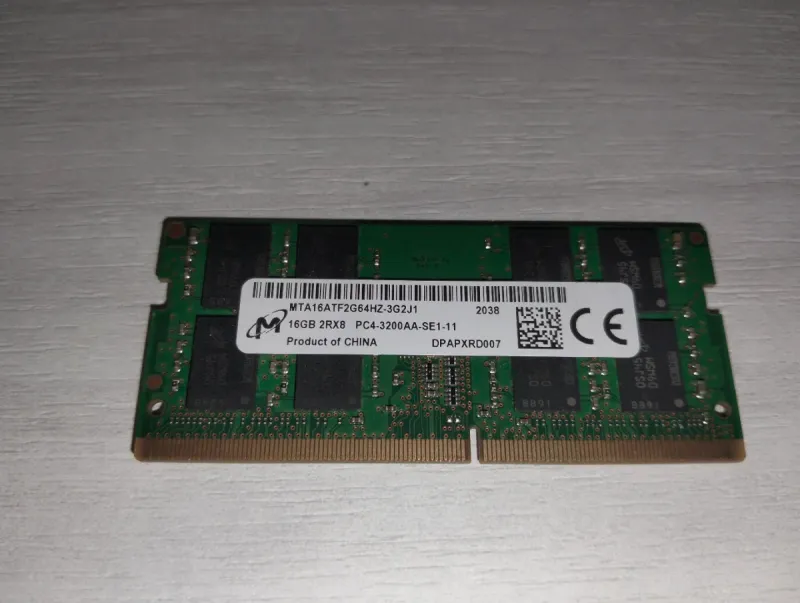 Memoria RAM SODIMM 16GB DDR4 3200MHz
