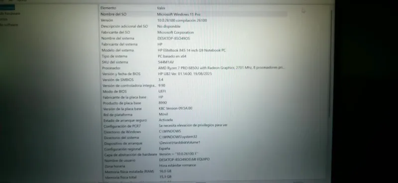 Portátil HP EliteBook 845 G9 14'' afbeelding 4
