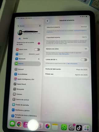 iPad Air 11 128GB 6 meses uso