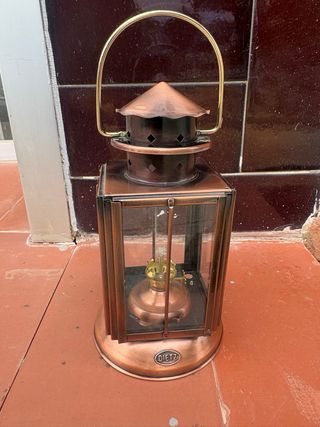 Candil antiguo de metal DIETZ